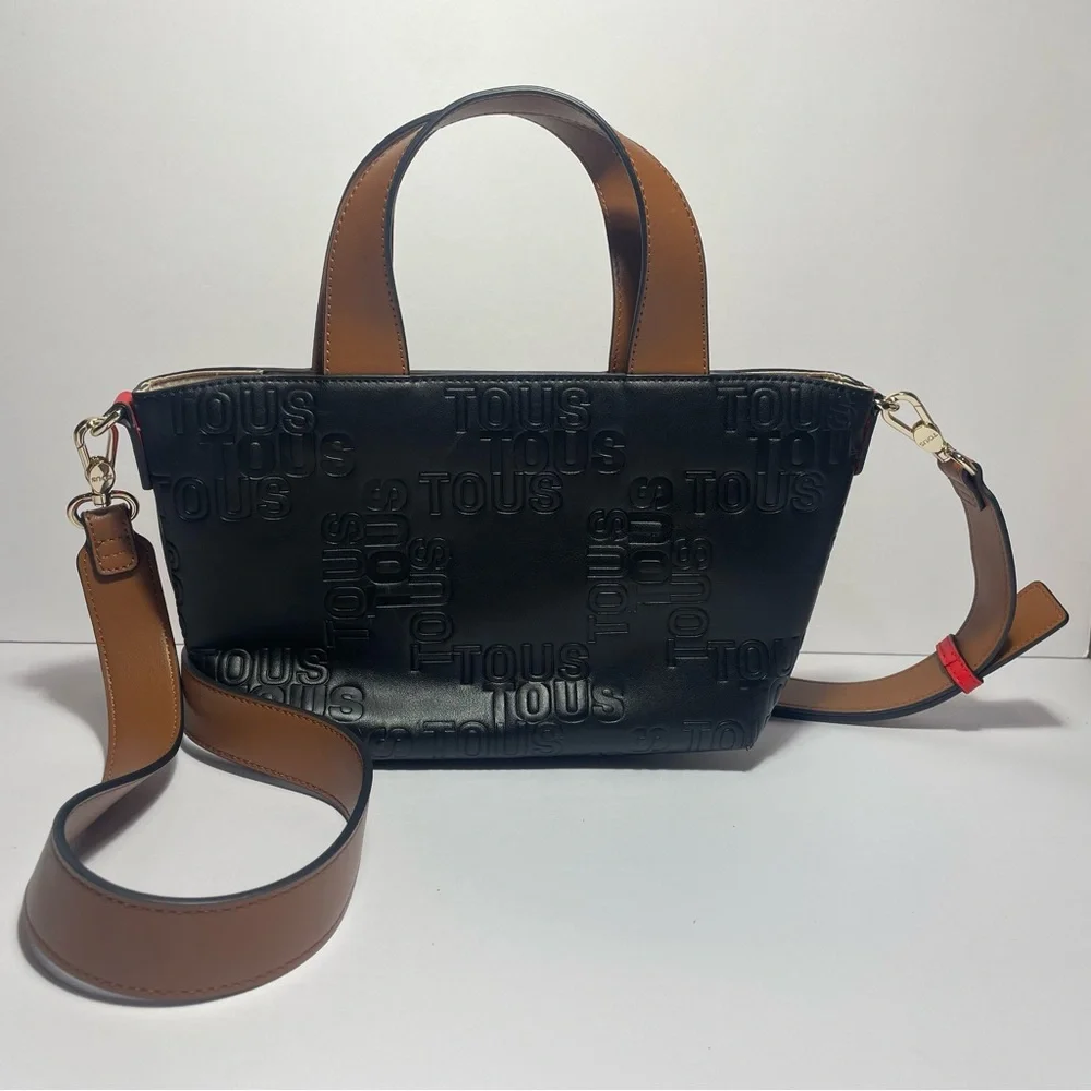 Tous Black and Tan Crossbody Bag - Picture 2 of 6